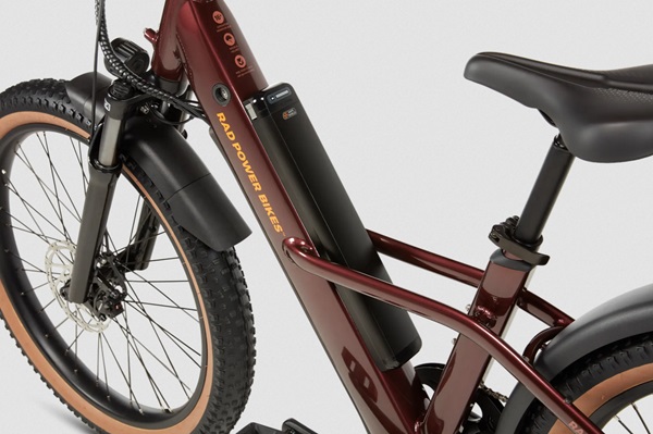 Batéria Safe Shield pre e-bicykle spoločnosti Rad Power Bikes.