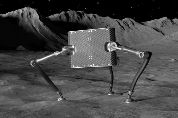 Robot SpaceHopper sa môže dostať cez povrch asteroidov pomocou série skokov na veľké vzdialenosti.