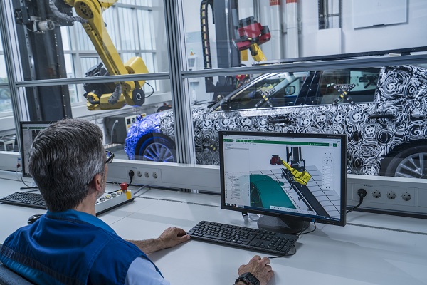 Zosnímane vozidlo BMW je transformované do digitálneho 3D modelu v plnej veľkosti