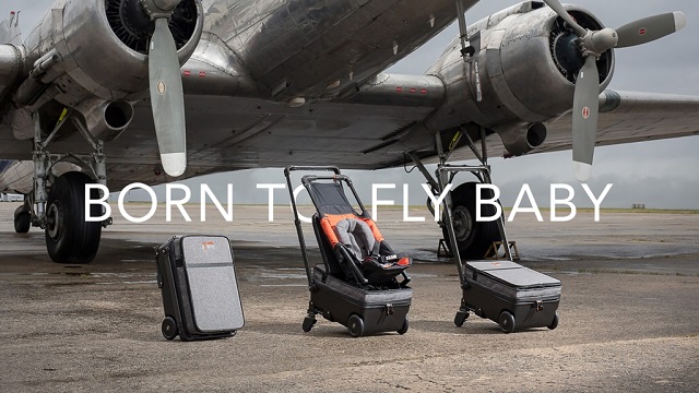 Born to Fly Baby: Užitočný mix detského kočíka a príručnej batožiny