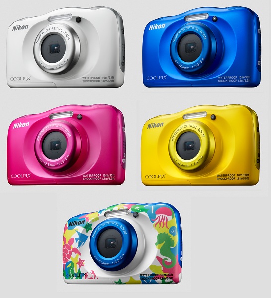 Fotoaparát Nikon Coolpix W100 bude dostupný v piatich farebných prevedeniach