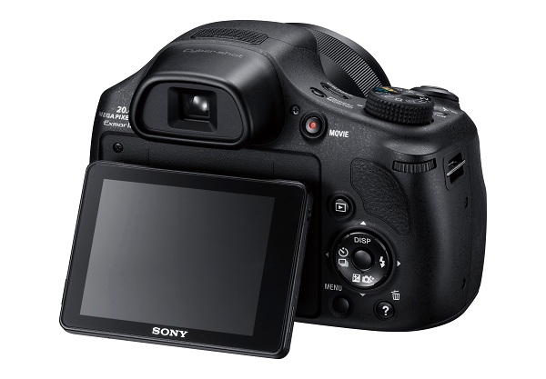 Fotoaparát Sony Cyber-Shot HX350 má 3 palcový výklopný displej