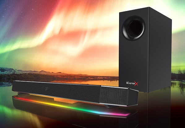 Spoločnosť Creative Technology predstavila All-in-one zvukový systém Sound BlasterX Katana pod monitor