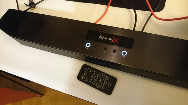 Spoločnosť Creative Technology predstavila All-in-one zvukový systém Sound BlasterX Katana pod monitor