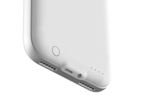 Detail zabudovaného 3,5 mm audio konektoru v kryte Fuze pre iPhone 7 a iPhone 7 Plus