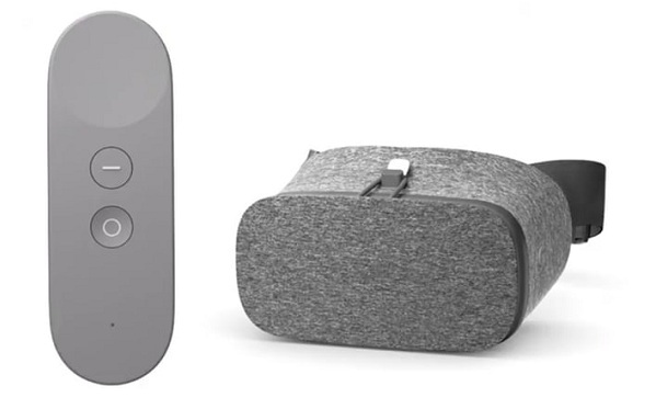 Súčasťou headsetu Google Daydream View VR je aj diaľkový ovládač so zabudovaným gyroskopom