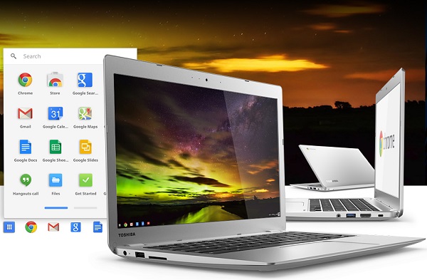 Toshiba, Chromebook 2, notebook, Celeron, Core i3, podsvietená klávesnica, HDMI, Wifi, IPS, OS Chrome, LED, technológie, novinky