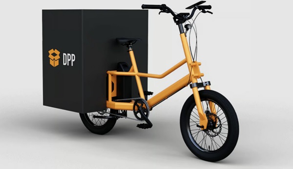 Modulárny nákladný elektrický bicykel s prívesmi Pelican eTrain.
