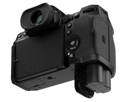Bezzrkadlový fotoaparát Fujifilm X-HS2.