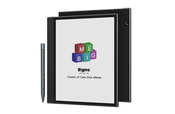 Farebný E Ink tablet BIgme InkNoteX.