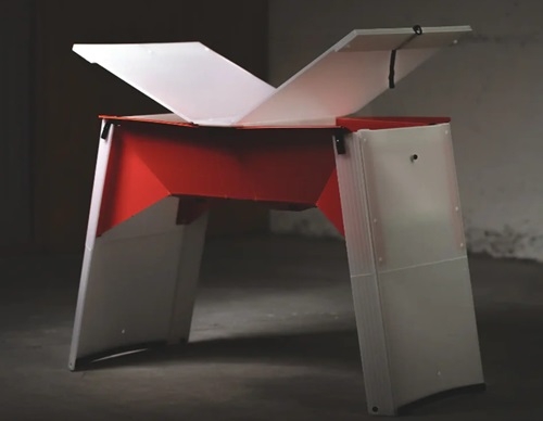 Skladací origami kempingový stôl SwitchTable.