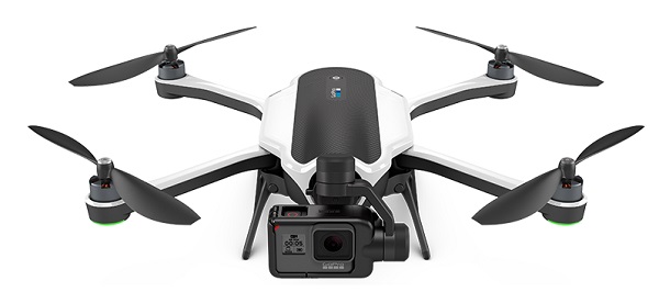 Dron GoPro Karma má skladací podvozok a vrtule pre jednoduché prenášanie v batohu