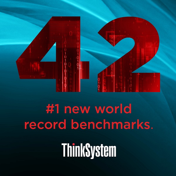 42 svetových rekordov vo výkonnostných testoch nových serverov ThinkSystem