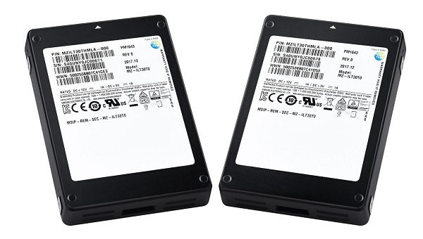 Nový Serial Attached SCSI SSD disk s označením PM1643 od spoločnosti Samsung má kapacitu 30,72 TB.