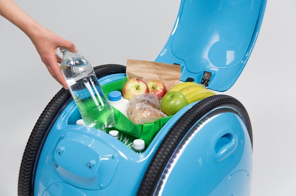 Robotický vozík Gita dokáže prepraviť až 18 kilogramov potravín a iných produktov