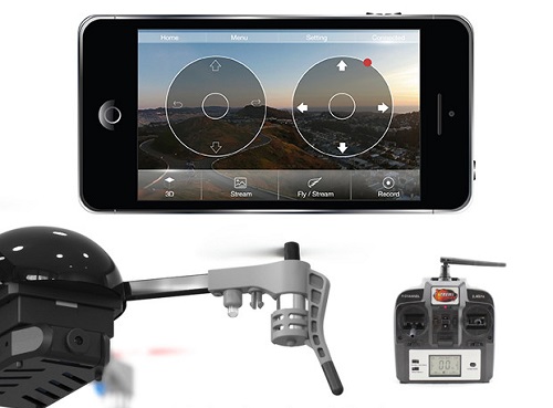 drón, Micro Drone 3.0, start-up, 3D, HD, stabilizátor, CAD, iOS, Android, kvadrokoptéra, Extreme Fliers, technológie, novinky