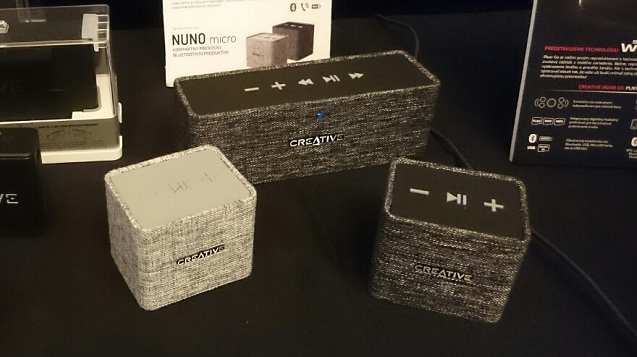 Nové prenosné Bluetooth reproduktory Creative Nuno a Nuno Micro vynikajú svojim látkovým dizajnom