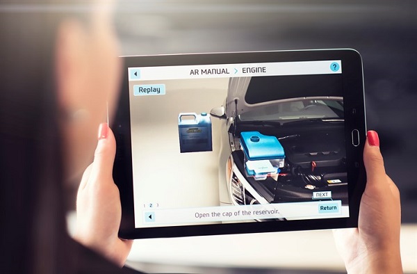Hyundai, aplikácia, automobilka, auto, automobil, vozidlo, iOS, Android, manuál, sprievodca, rozšírená realita, návod, informácie, video, 3D snímok, technológie, novinky