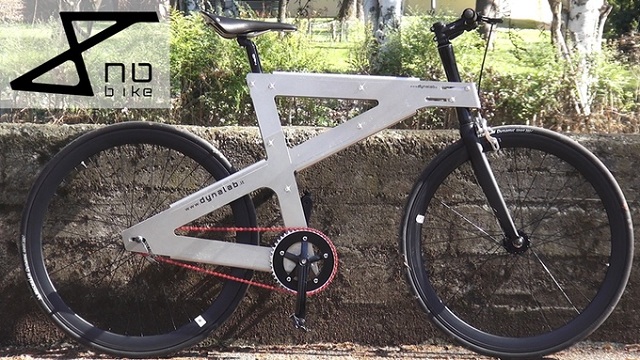 Bicykel NoBike vďaka svojej hliníkovej konštrukcii pôsobí masívne, no váži len 14 kilogramov