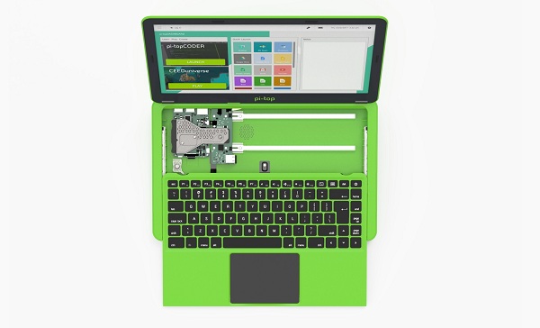 Modulárny notebook pi-top.