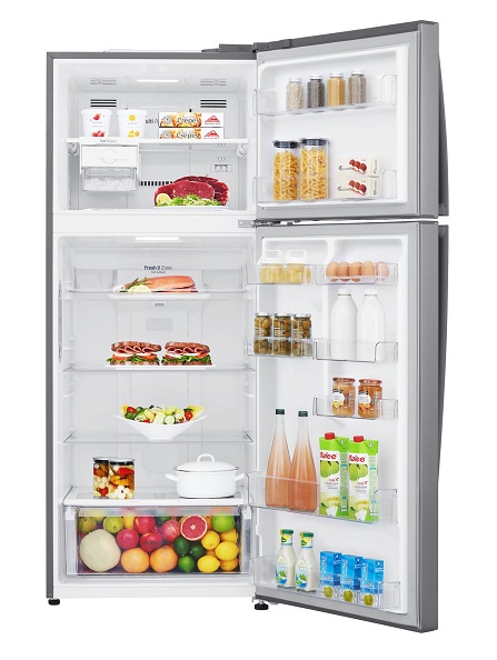 LG predstavuje kombinované chladničky s hornou mrazničkou