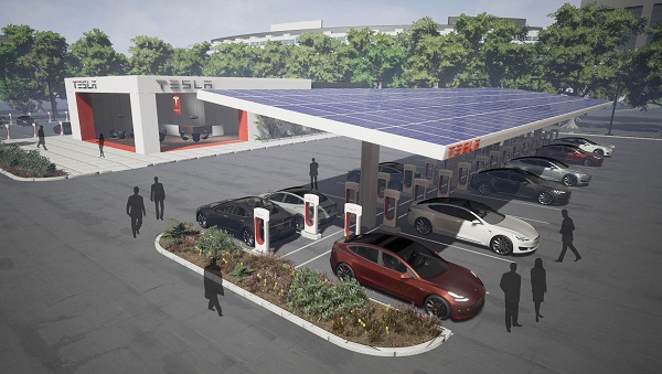 Tesla sa chystá tento rok zdvojnásobiť svoju sieť rýchlo nabíjacích staníc Supercharger