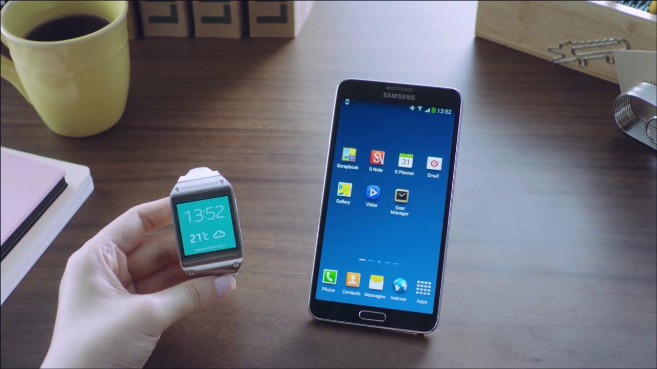 Hodinky Galaxy Gear spolupracujú s Galaxy Note 3 a 10.1