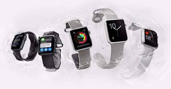Noé hodinky Apple Watch 2 sa môžu pochváliť odolnosťou proti vode do hĺbky až 50 metrov