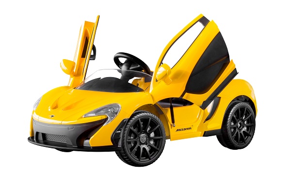 Detský elektromobil McLaren Ride On P1 sa v mnohom podobá na veľkú verziu športového automobilu McLaren P1