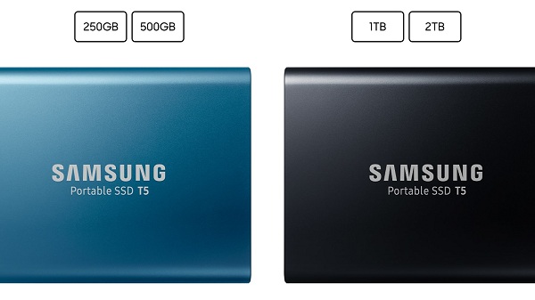 Spoločnosť Samsung predstavila nový prenosný SSD disk T5.