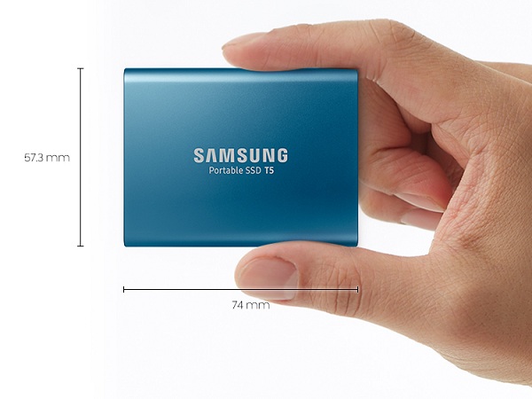 Spoločnosť Samsung predstavila nový prenosný SSD disk T5.