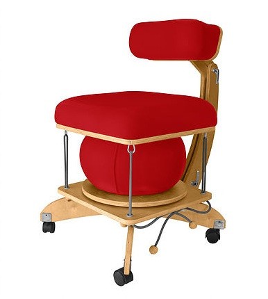 Kancelárska stolička Sprang Chair je navrhnutá tak, aby zmiernial bolesti chrbta pri dlhodobom sedení