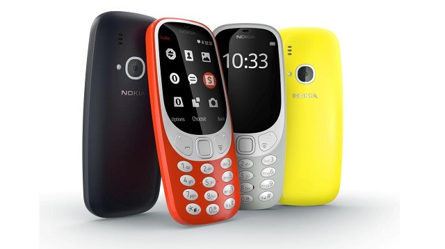 Mobilný telefón Nokia 3310 v modernom dizajne.