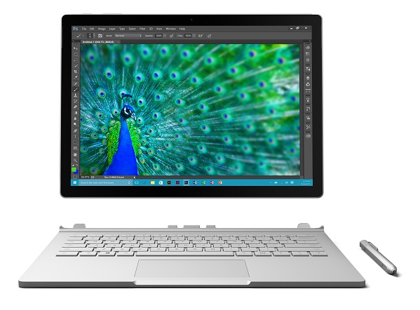 Microsoft, Surface Pro 4, Surface Book, tablet, notebook, 2v1, Surface Pen, Surface Pro Type Cover, Windows 10, Windows Hello, klávesnica, trackpad, snímač odtlačkov prstov, pero, dotykové pero, USB, technológie, novinky