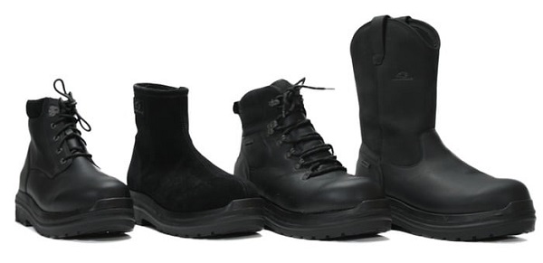 Zimné topánky Gripforce s vysúvateľnými hrotmi v podrážke sú k dispozícii v rôznych tvaroch