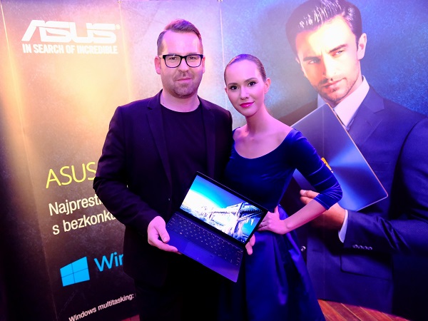 Módny návrhár Fero Mikloško sa stal krsným otcom nového ultrabooku ASUS ZenBook 3