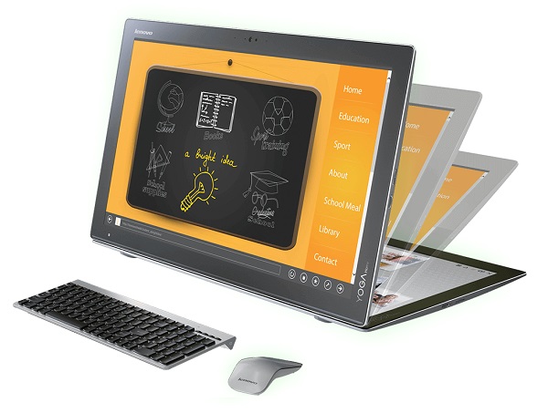 Lenovo, All-in-One, počítač, tablet, Windows 10, Aura, Full HD, Yoga, Yoga Home 900, technológie, novinky