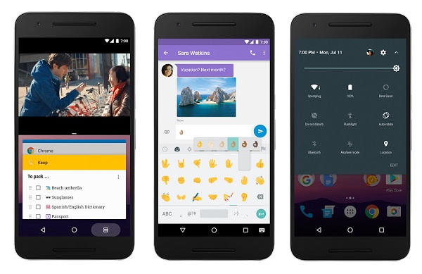 Spoločnosť Google vydáva novú verziu operačného systému Android 7.0 Nougat