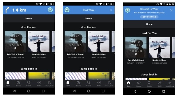 Parnerstvo medzi Spotify a Waze umožní používateľom využívať navigáciu bez nutnosti prepnutia zo Spotify na Waze
