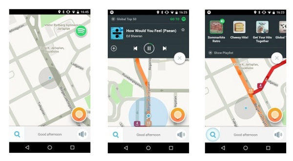 Prístup ovládania Spotify priamo z prostredia navigačnej aplikácie Waze