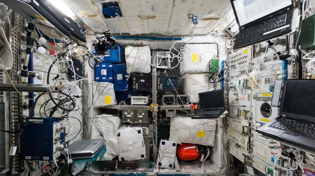 ESA, ISS, vesmír, Atlantis, Columbus, výskum, panoráma, interaktívna panoráma, vesmírna stanica, modul, technológie, novinky