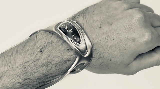 Unisex náramkové hodinky s názvom Alpha majú švajčiarske pohybové ústrojenstvo, patentovaný mechanizmus spony a kryštálové sklo, ktoré je odolné voči poškriabaniu a rozbitiu.