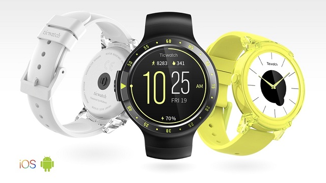 Inteligentné hodinky Ticwatch sú dostupné v dvoch verziách: Ticwatch S a Ticwatch E.