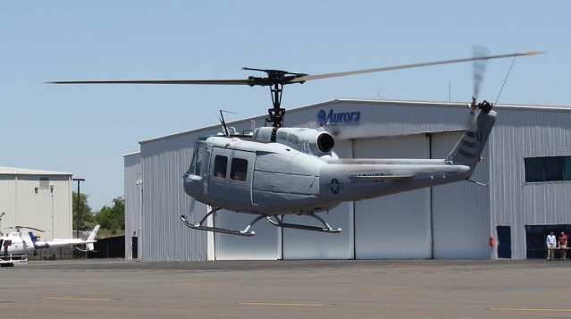 Autonómny systém AACUS / TALOS sa stane súčasťou bezpitolnej helikoptéry UH-1H